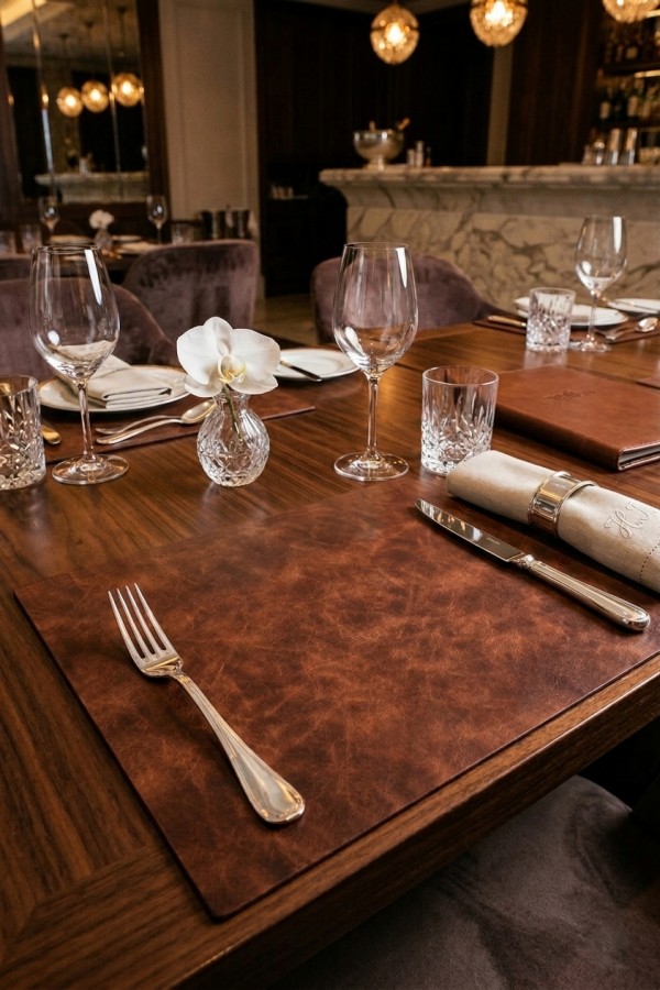 Basic Amerikan Servisi 6'lı Servis Seti Kahve