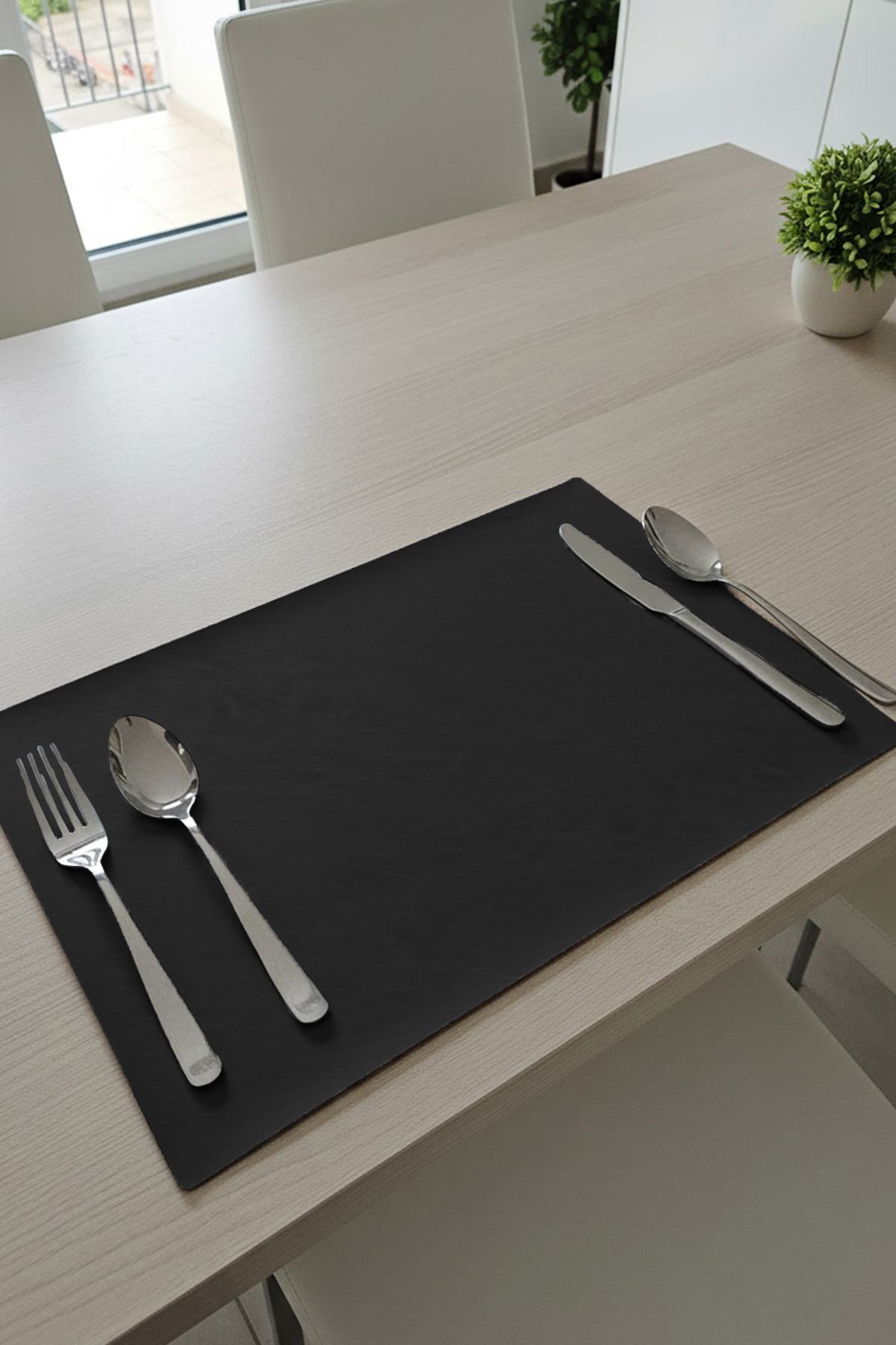 Basic Amerikan Servisi 6'lı Servis Seti Siyah