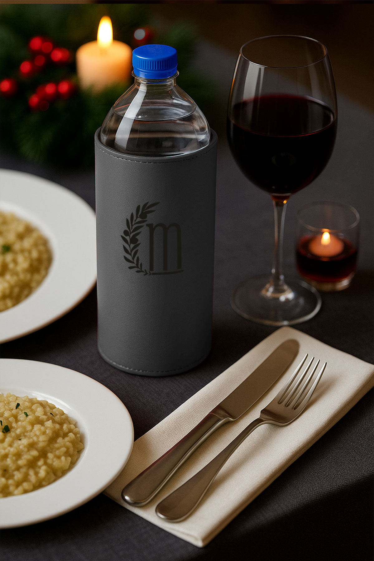 Şişe Kılıfı 4'lü Antrasit